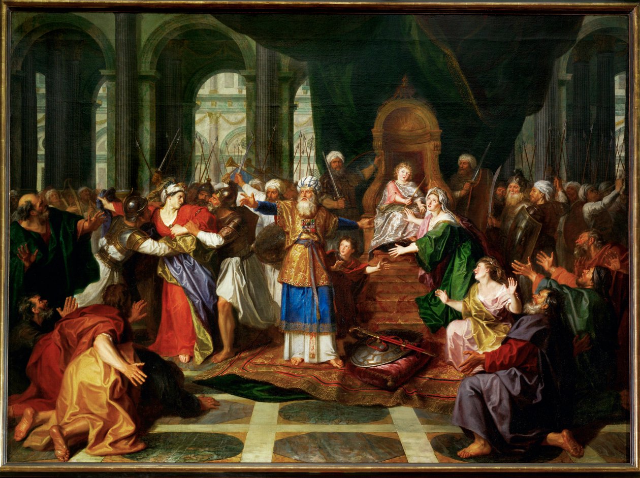 Athalia aus dem Tempel vertrieben von Antoine Coypel