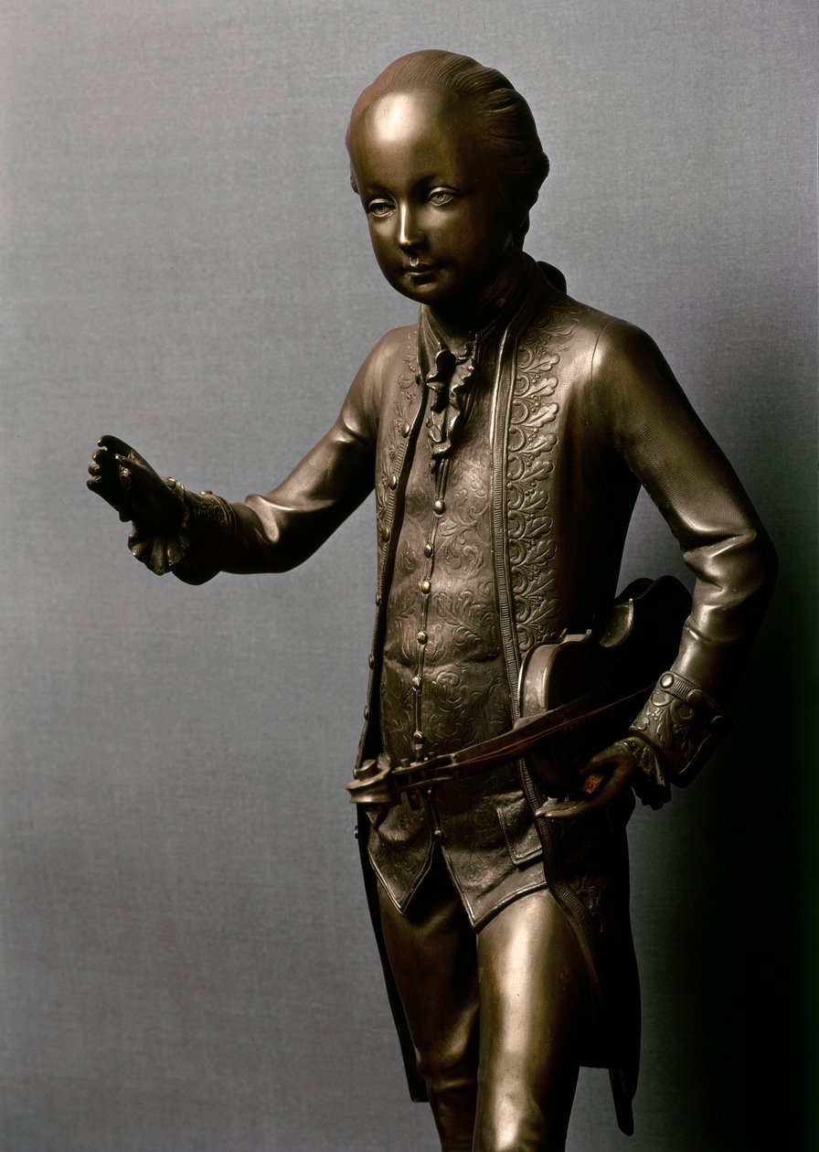 Statue von Mozart als Junge von Antoine Denis Chaudet