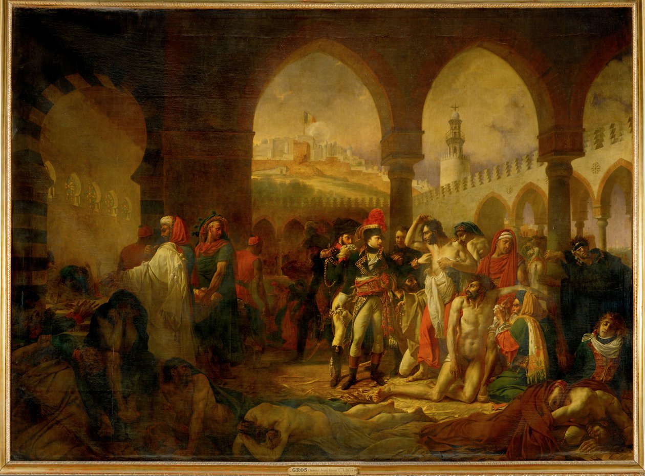 Bonaparte besucht die Pestkranken von Jaffa von Antoine Jean Gros
