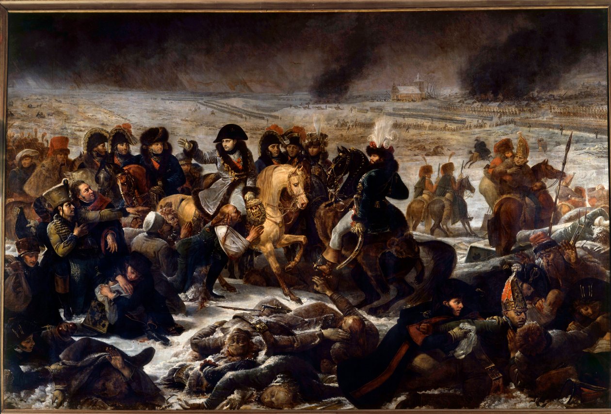 Feldzug in Preußen und Polen (1806-1807): Napoleon I. auf dem Schlachtfeld von Eylau 9.02.1807. Gemälde von Antoine Jean Gros 1808 von Antoine Jean Gros