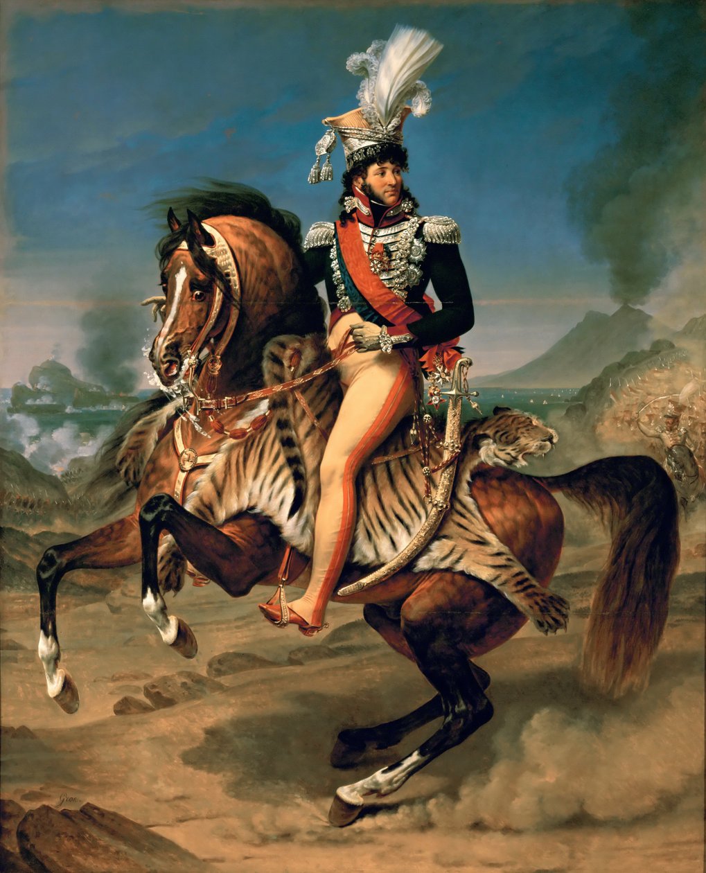 Reiterporträt von Joachim Murat 1767-1815 von Antoine Jean Gros