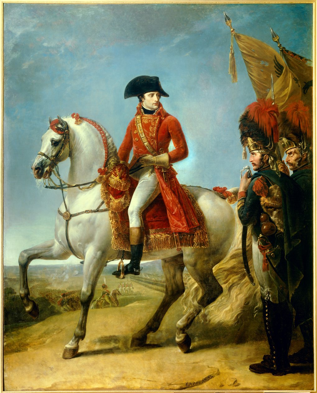 Reiterporträt von Napoleon Bonaparte (1769-1821) von Antoine Jean Gros
