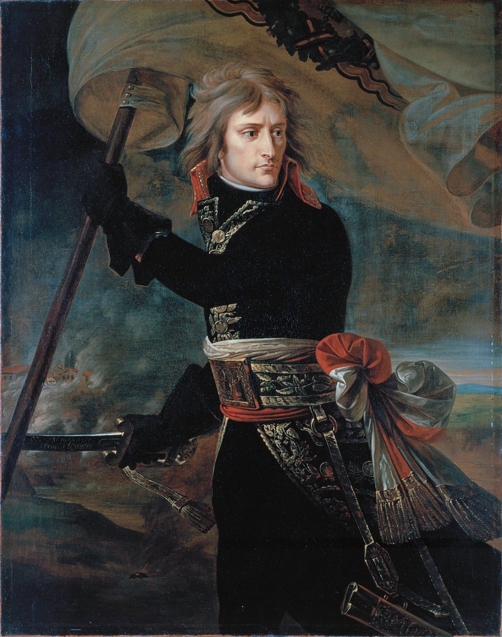 Napoleon Bonaparte auf der Brücke von Arcole von Antoine Jean Gros