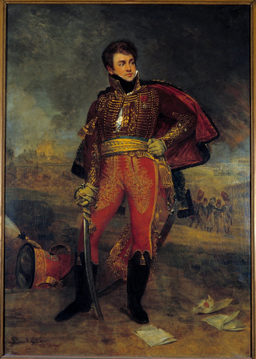 Porträt von General Graf Francois Fournier Sarloveze (1773-1827) Gemälde von Antoine Jean Gros (1771-1835) von Antoine Jean Gros