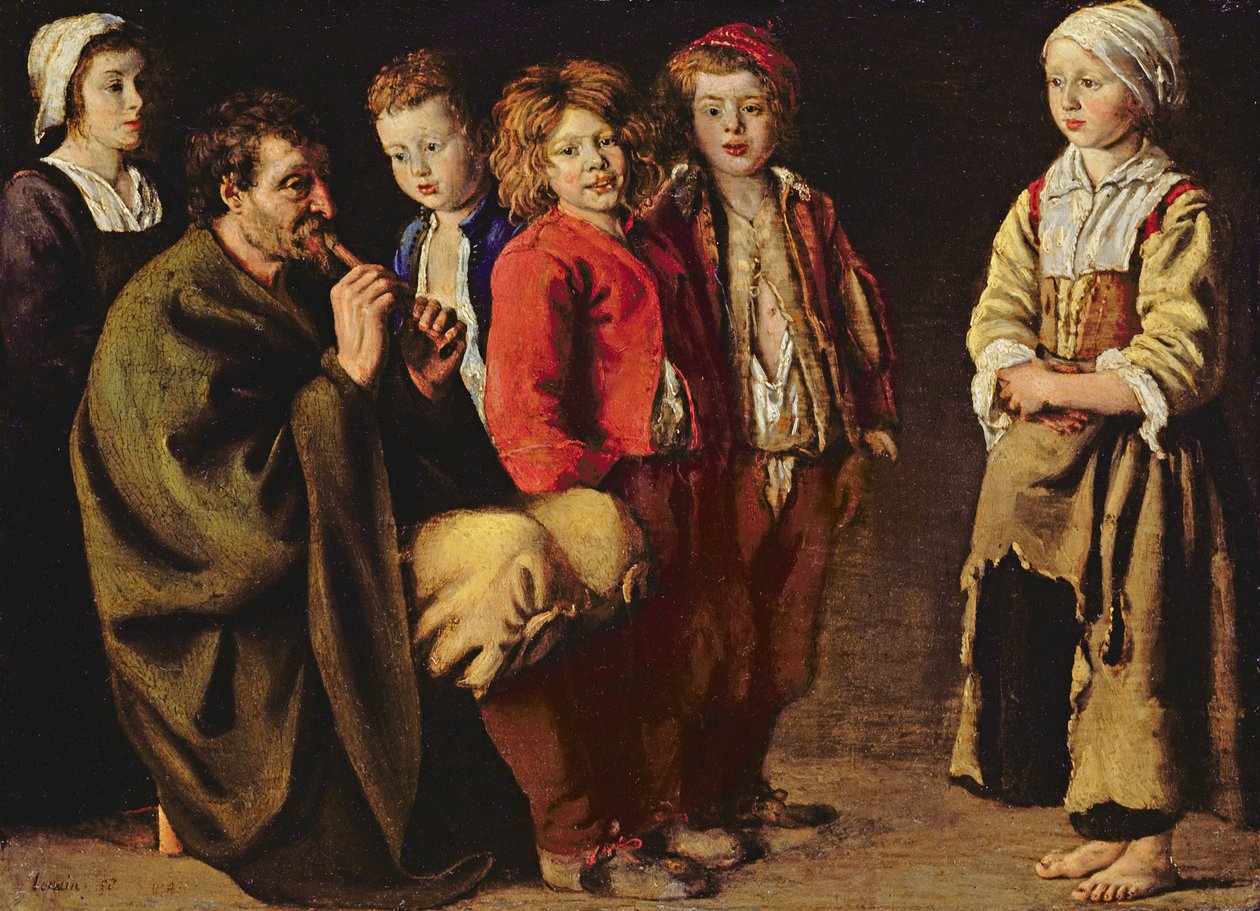 Der Dorfpfeifer, 1642 von Antoine Le Nain
