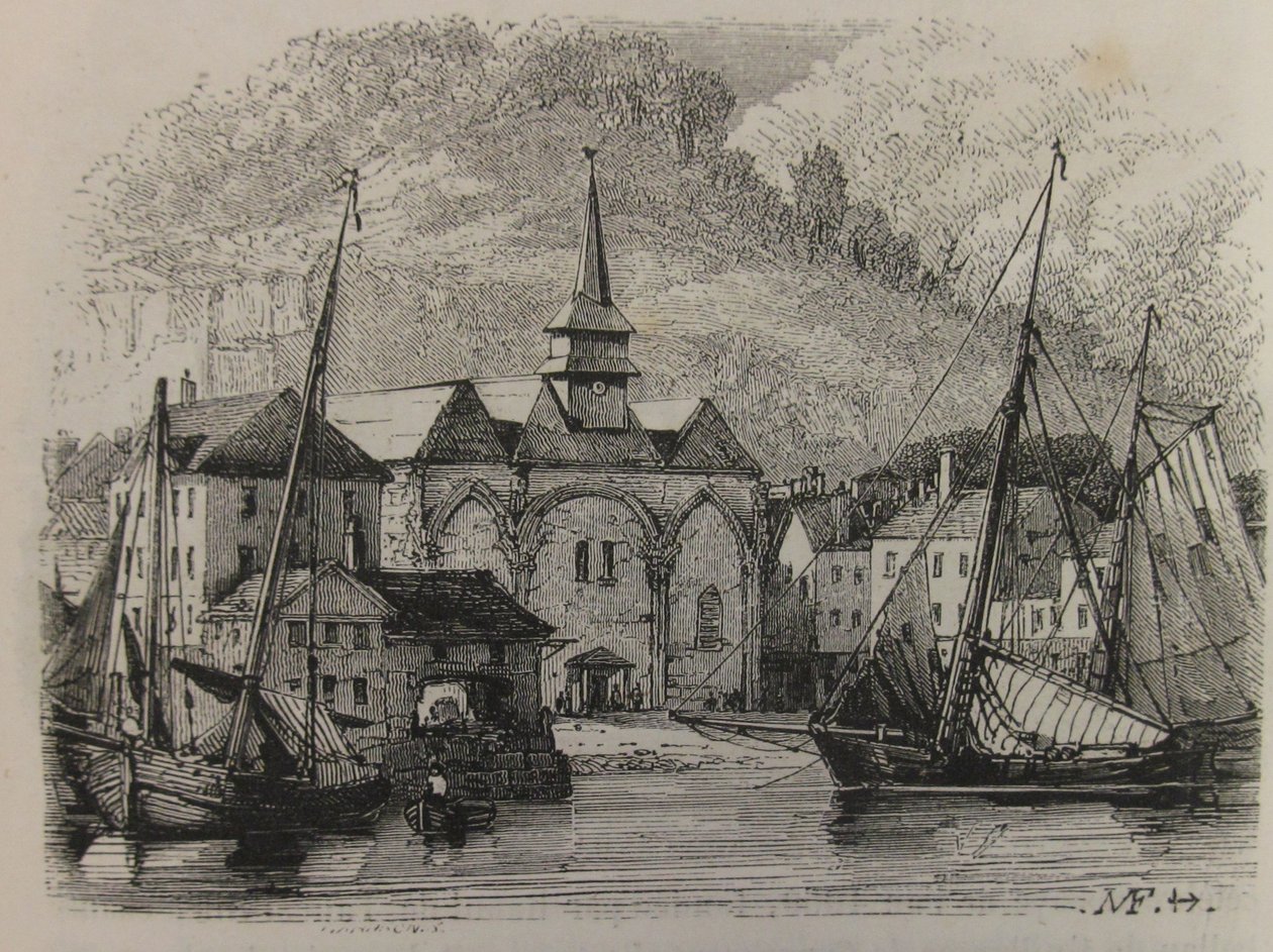 La Normandie Jules Janin Illustration 130 von Antoine Leon Morel-Fatio
