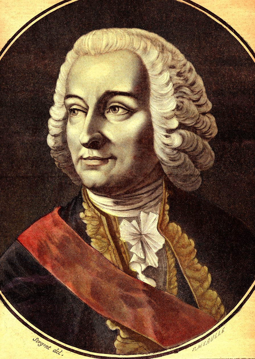 Joseph François, Marquis de DUPLEIX (Gravur) von Antoine Louis Francois (after) Sergent Marceau