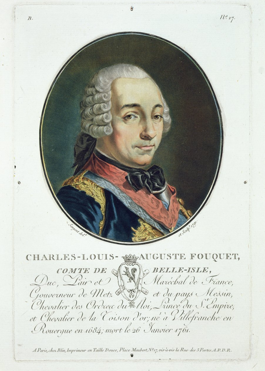 Charles-Louis-Auguste Fouquet (1684-1761) aus 
