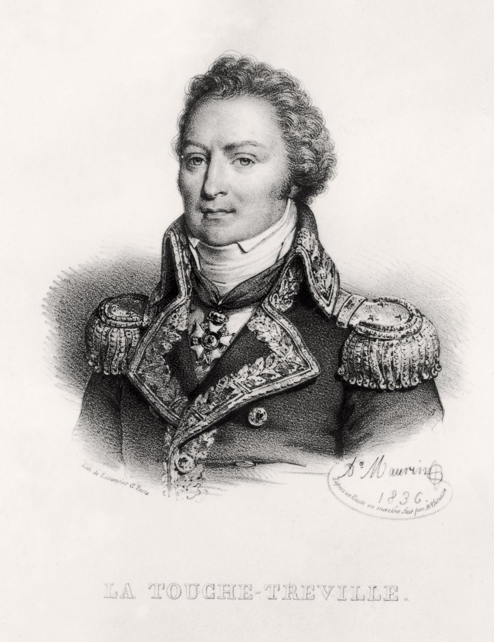 Porträt von Louis-René Madelaine Le Vassor, Graf von La Touche-Tréville von Antoine Maurin