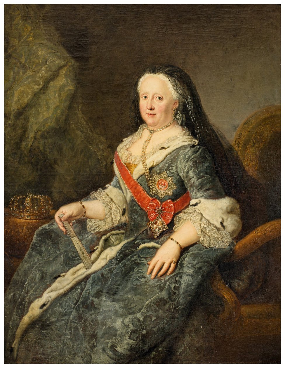 Johanna Elisabeth, Prinzessin von Anhalt-Zerbst von Antoine Pesne