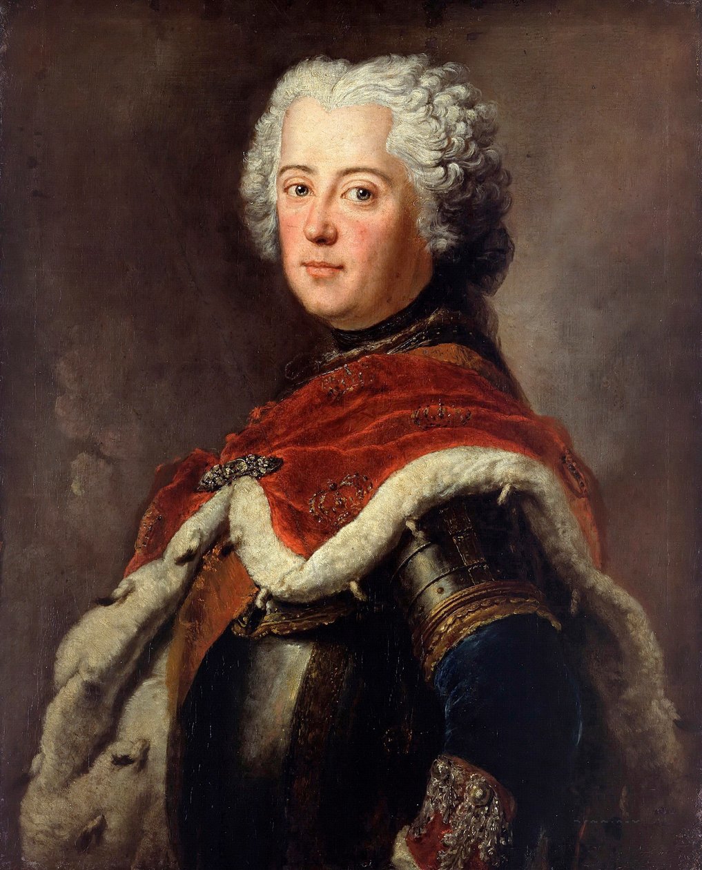 Porträt von Friedrich II. von Preußen von Antoine Pesne