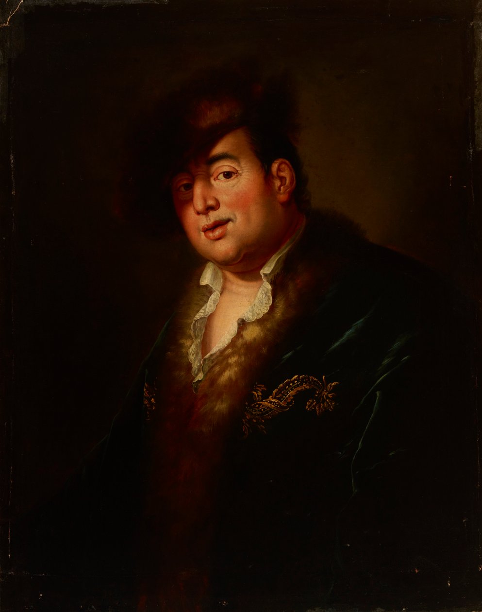 Porträt von Johann Melchior Dinglinger (1664-1731) von Antoine Pesne