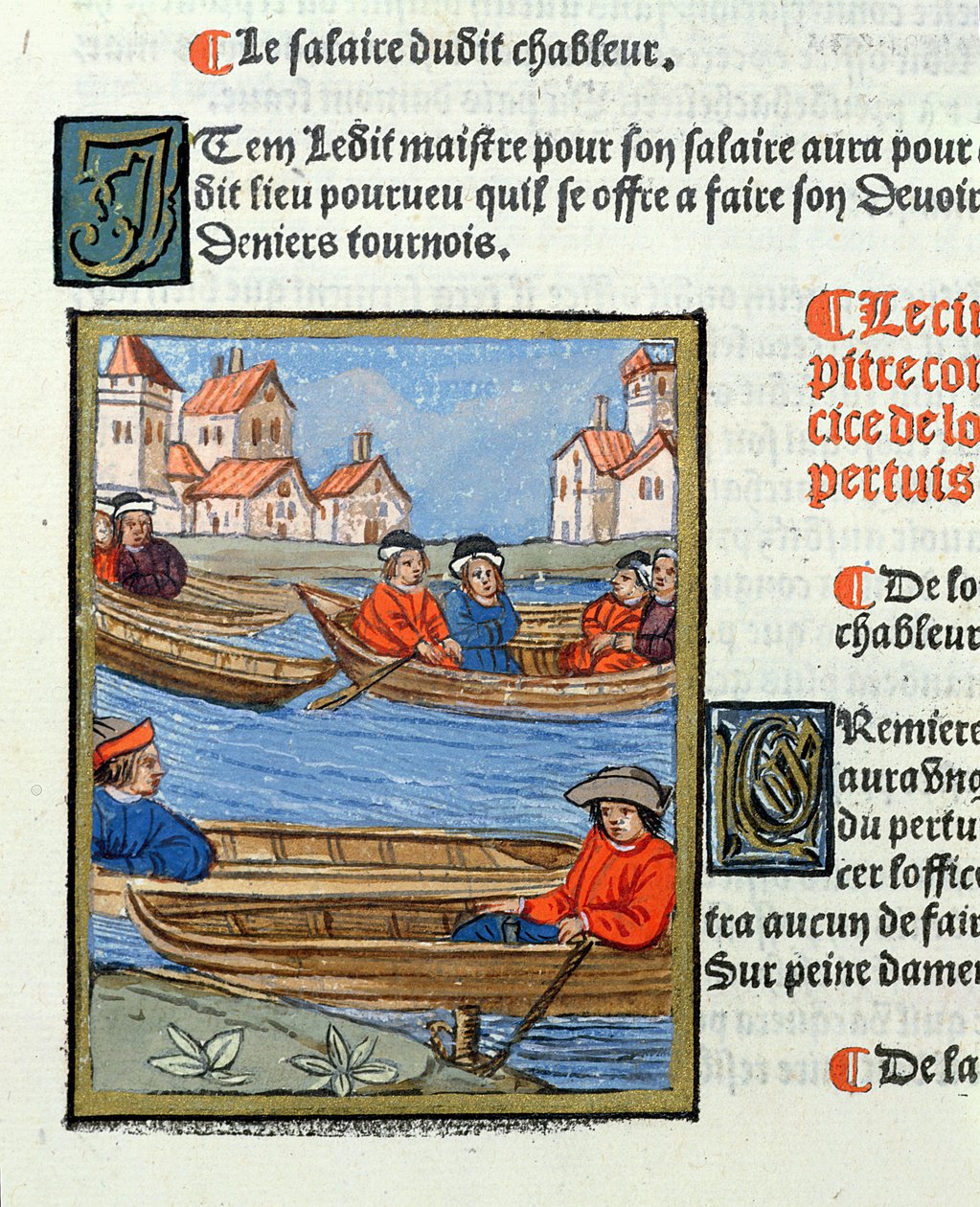 Fährmänner auf der Seine, aus 
