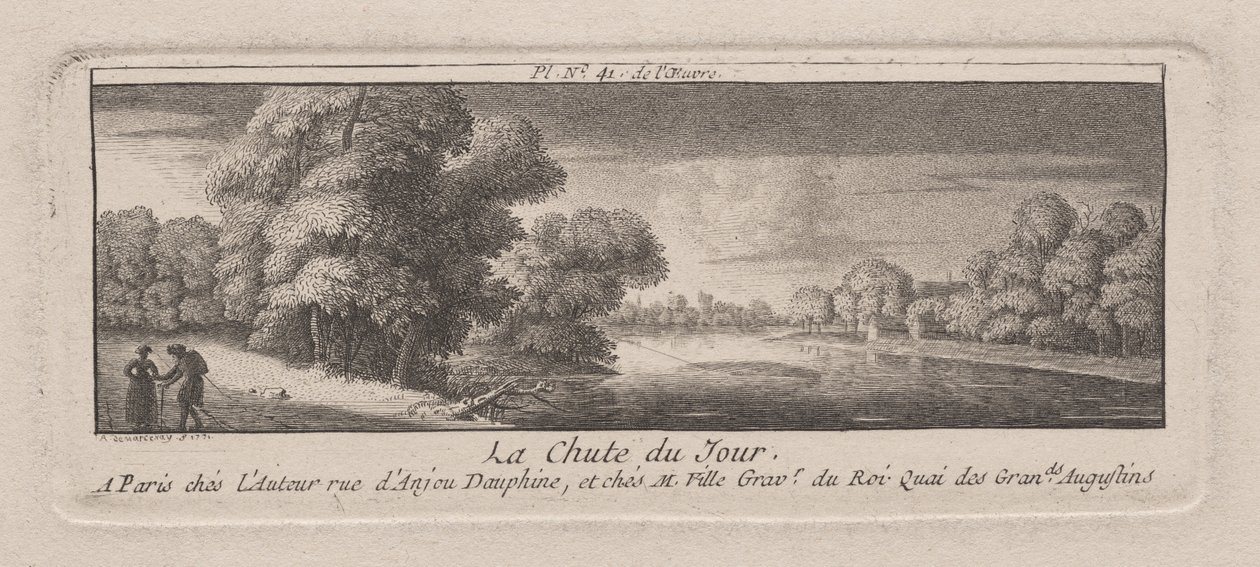 Das Ende des Tages von Antoine de Marcenay de Ghuy