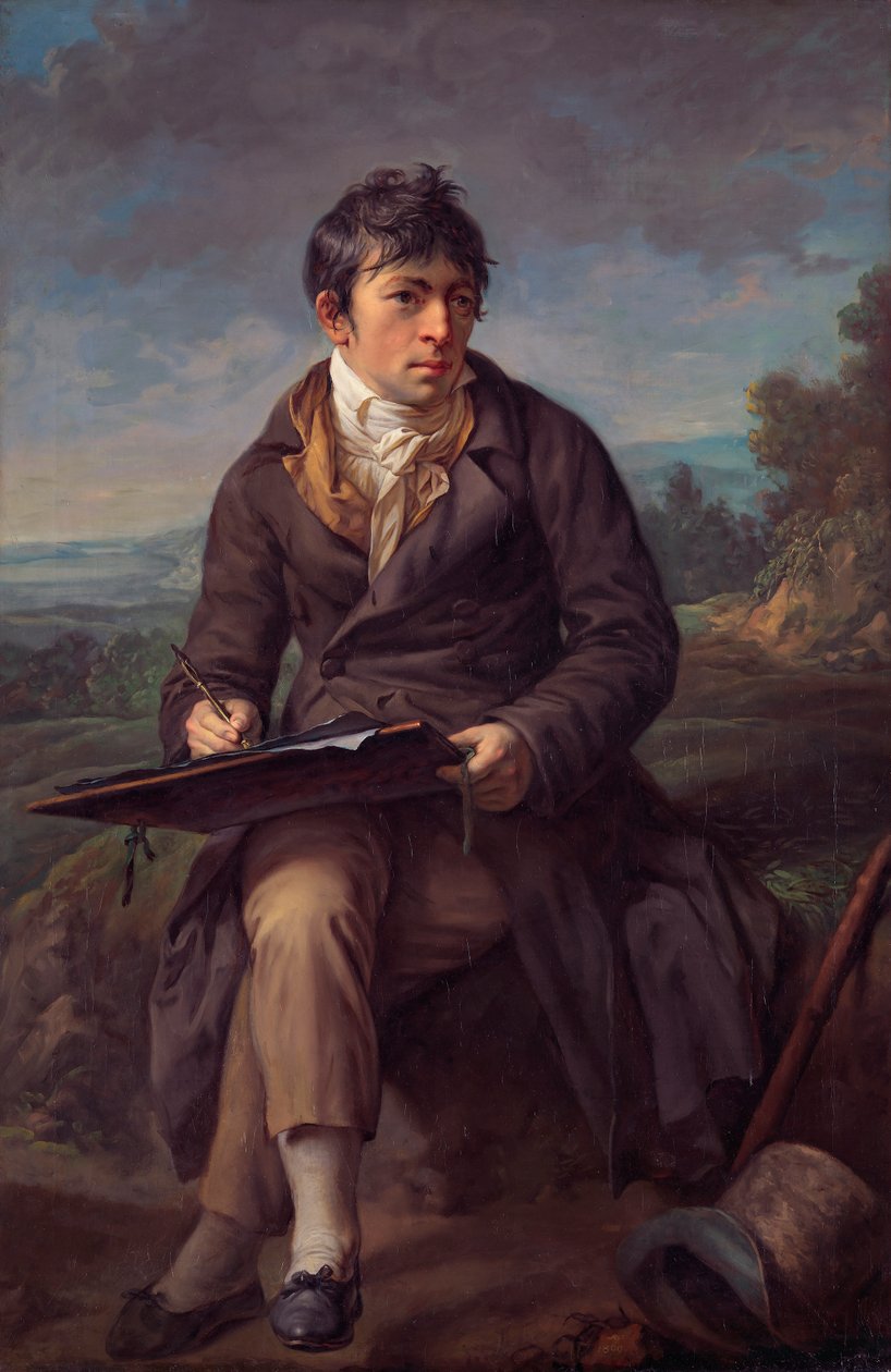 Porträt des Landschaftsmalers Carl Anton Graff von Anton Graff