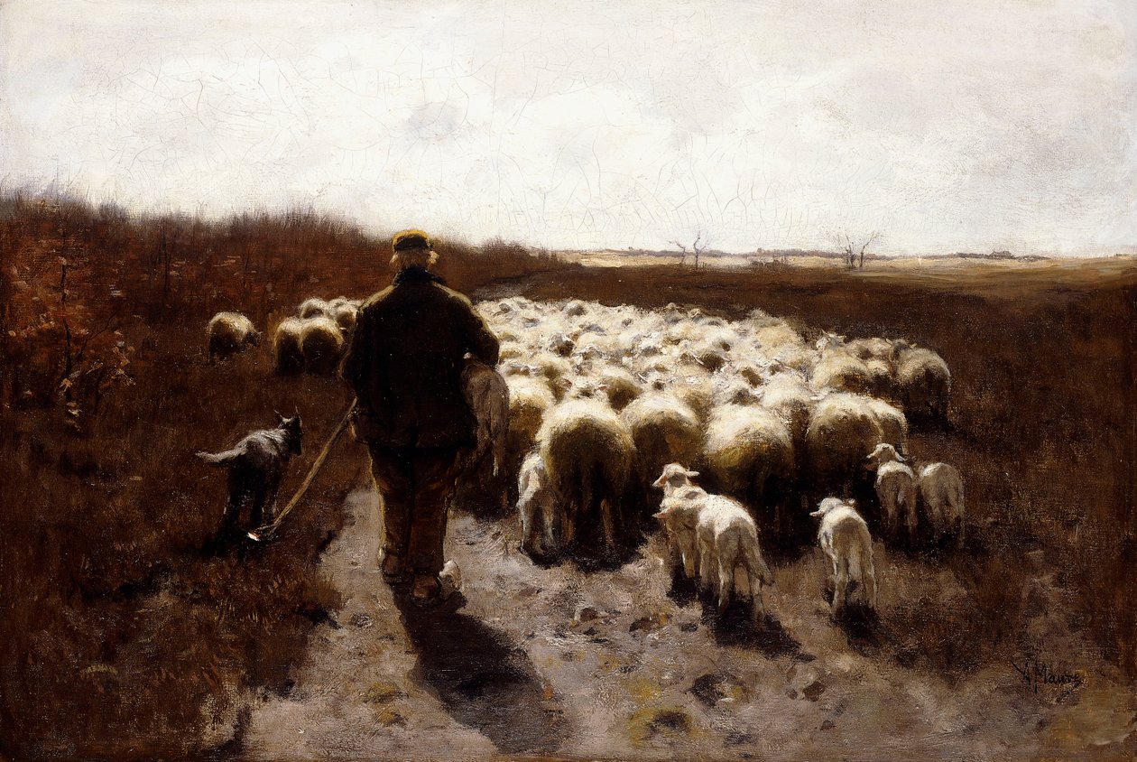 Rückkehr der Herde von Anton Mauve