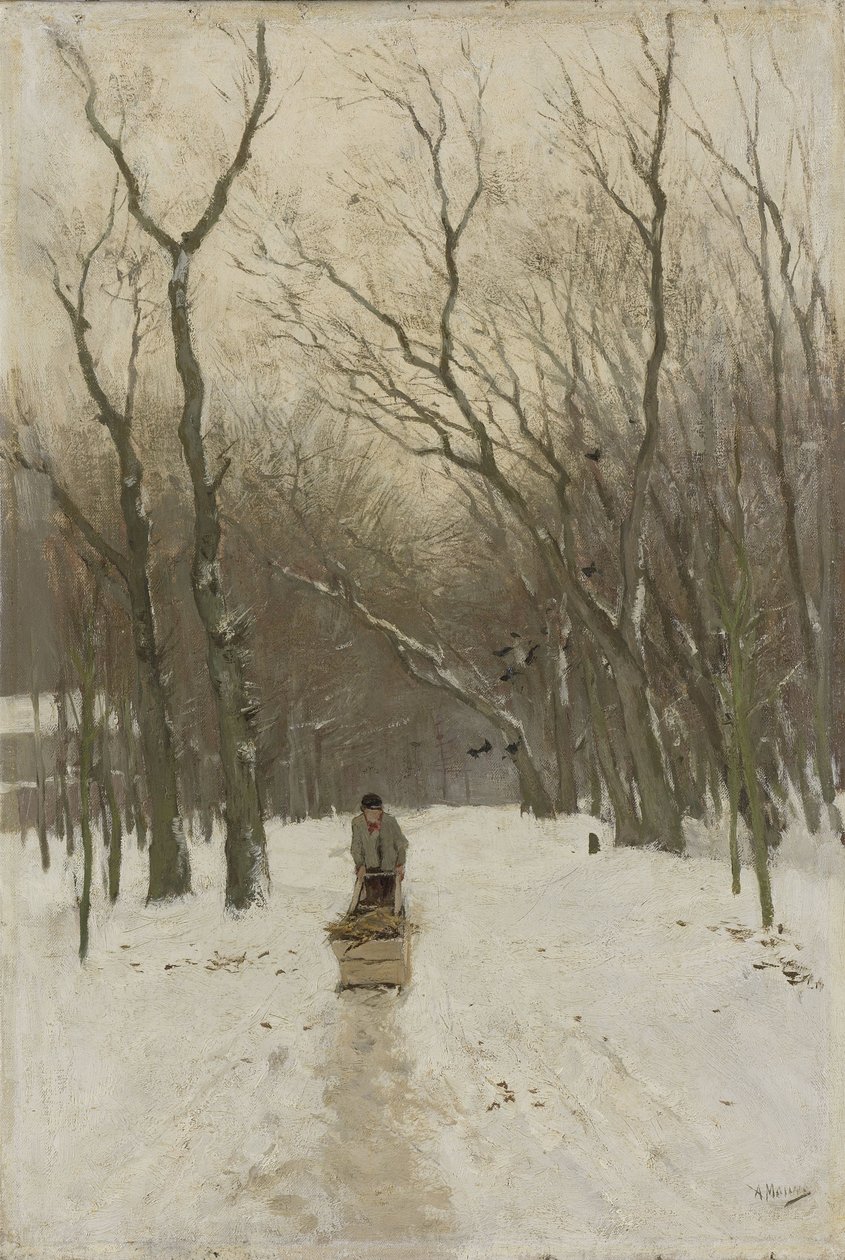 Winter im Scheveninger Wald von Anton Mauve