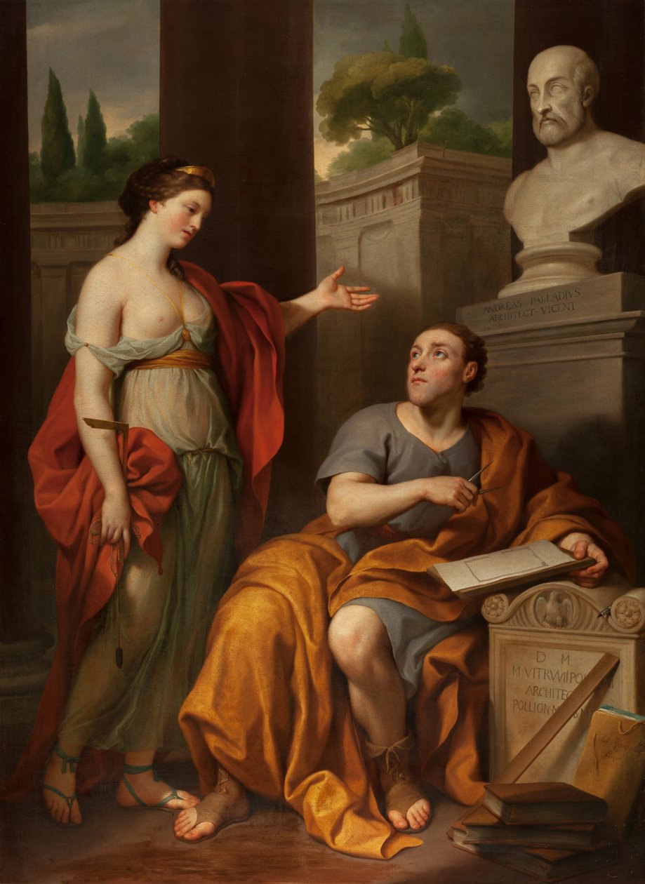 Architekt und seine Muse. Porträt von James Caulfield, Lord Charlemont von Anton Raphael Mengs