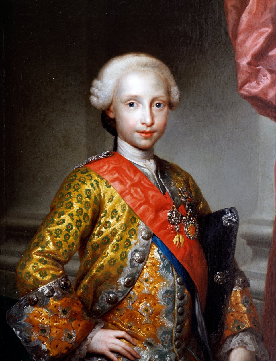 Porträt von Antonio Pascual de Borbon y Wettin (Caserta) von Anton Raphael Mengs