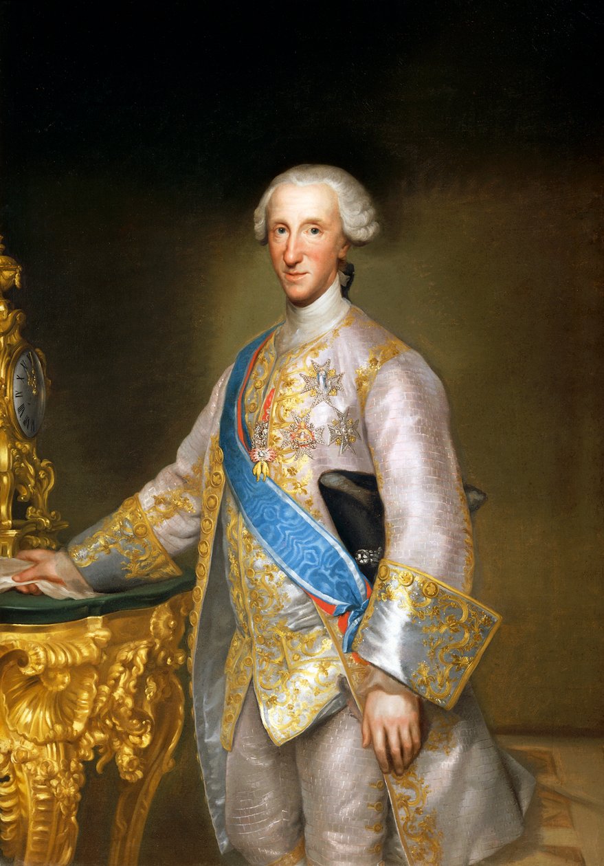 Porträt von Don Luis Antonio Jaime de Bourbon von Anton Raphael Mengs