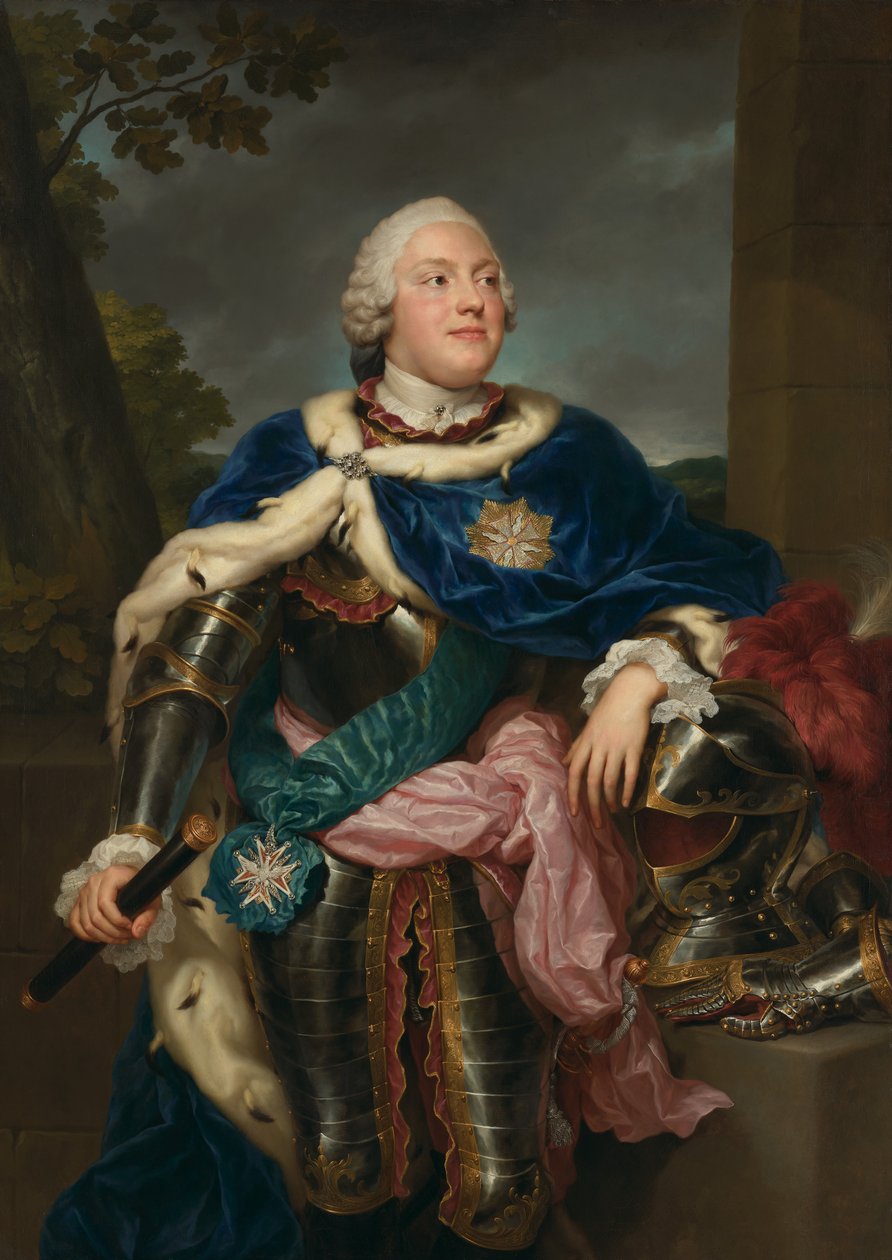Porträt von Friedrich Christian, Prinz von Sachsen von Anton Raphael Mengs