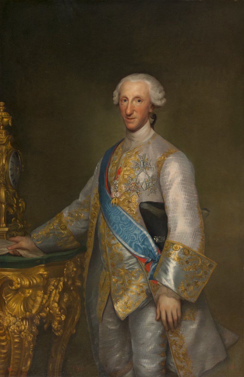 Porträt des Infanten Don Luis de Borbón von Anton Raphael Mengs