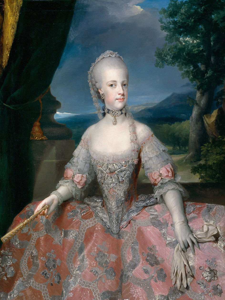 Maria Carolina von Habsburg-Lothringen, Königin von Neapel von Anton Raphael Mengs