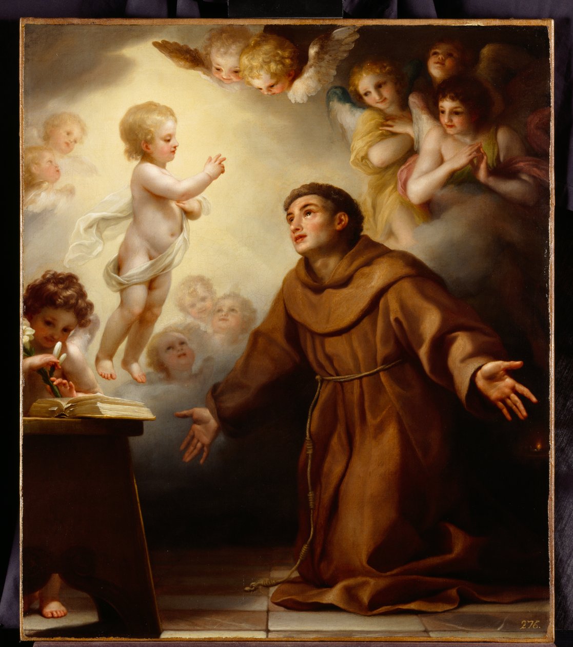 Das Jesuskind erscheint dem hl. Antonius von Padua von Anton Raphael Mengs