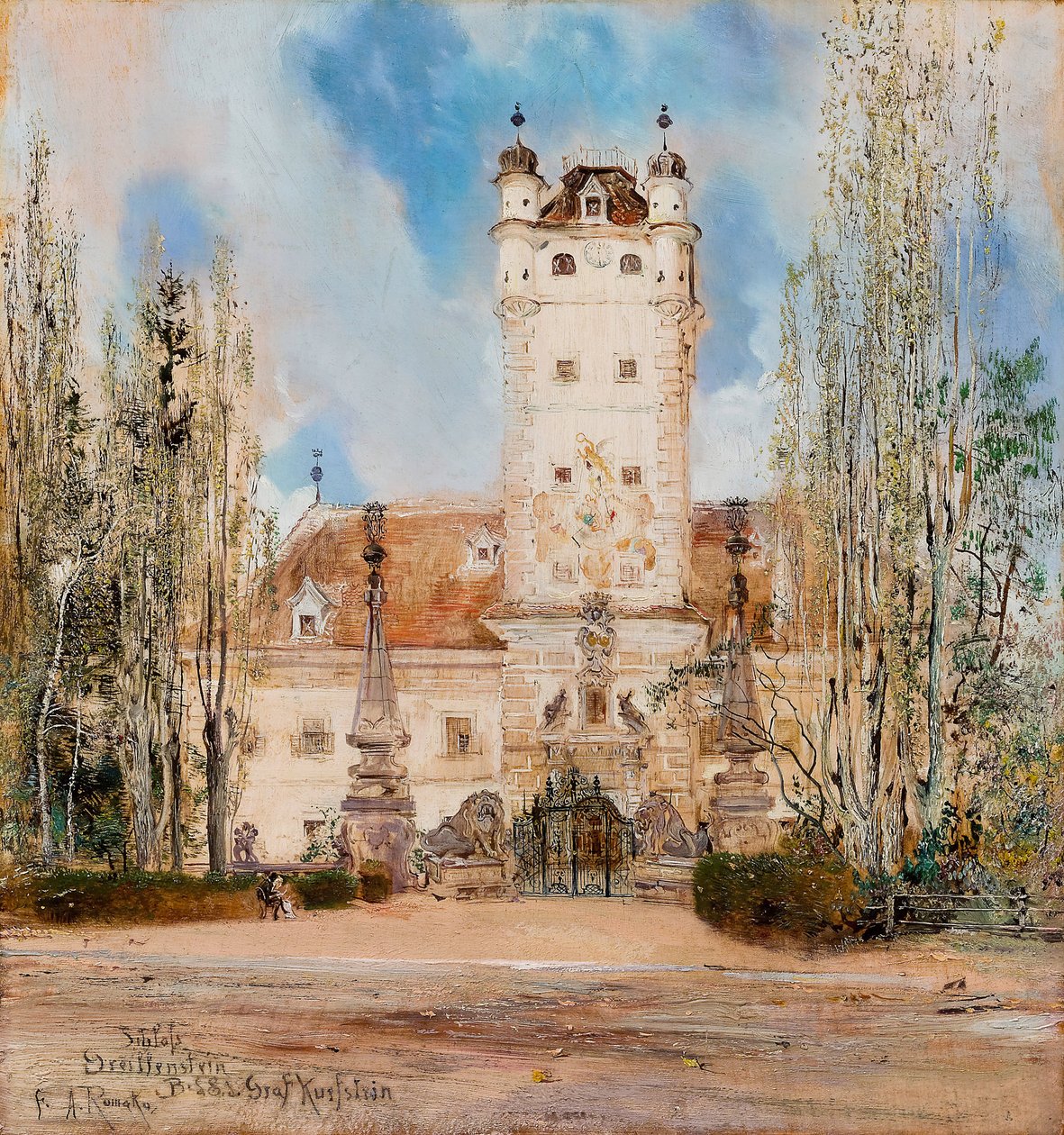 Schloss Greillenstein, 1885-1886 von Anton Romako