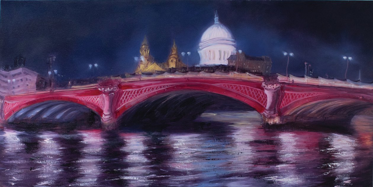 St. Paul’s, Blackfriars Bridge, 2013 von Antonia Myatt