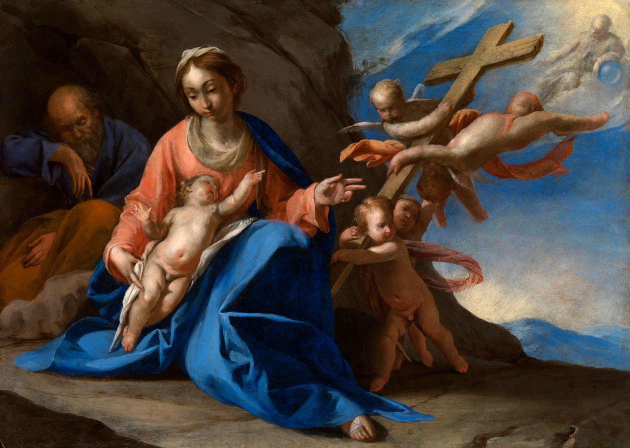 Die Rast auf der Flucht nach Ägypten von Antonio de Bellis
