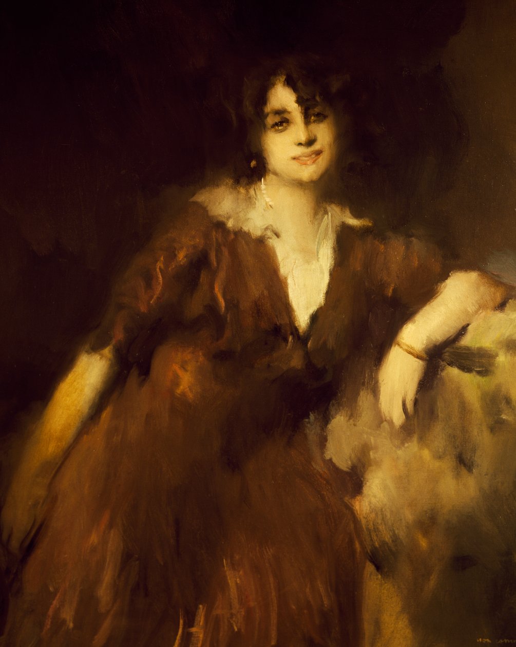 Porträt von Rosina Storchio von Antonio Ambrogio Alciati