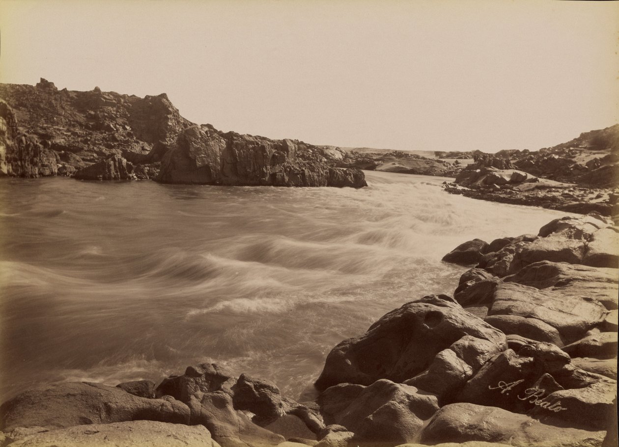 Der Stromschnelle des ersten Katarakts von Antonio Beato