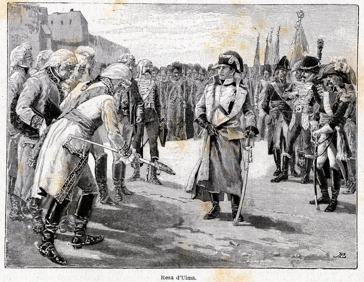 Napoleon Bonaparte, siegreich in der Schlacht von Ulm am 20. Oktober von Antonio Bonamore