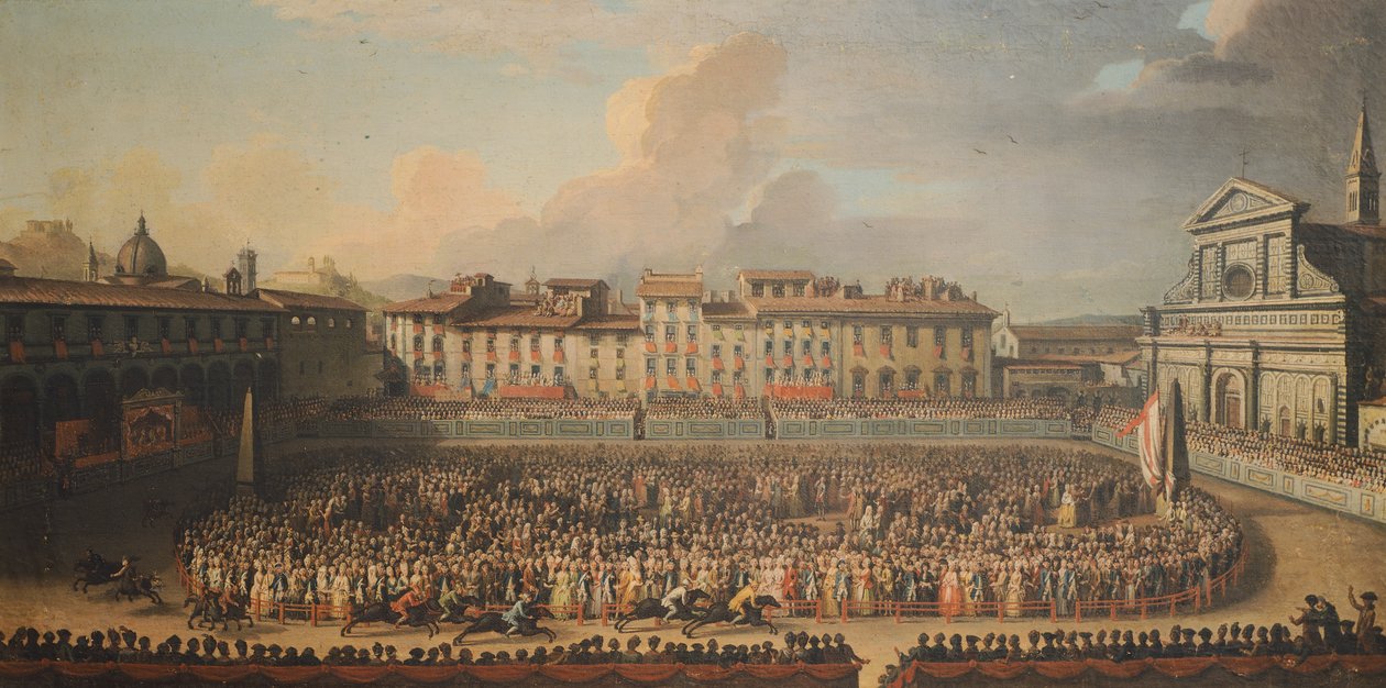 Das Rennen der Berberpferde von Antonio Cioci or Ciocchi