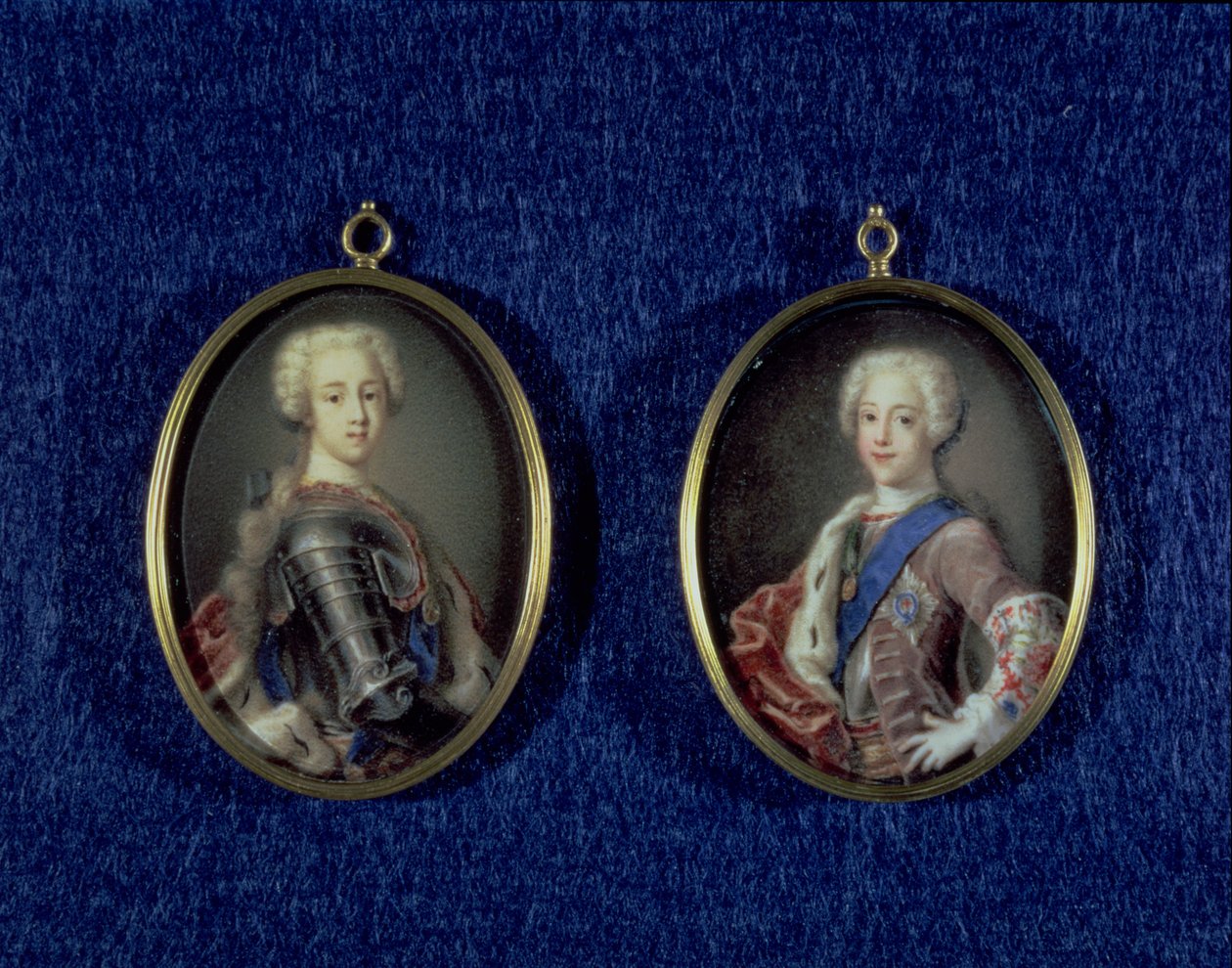 Prinz Henry Benedict Stuart (1725-1807) und Prinz Charles Edward Stuart (1720-88), ca. 1734 von Antonio David