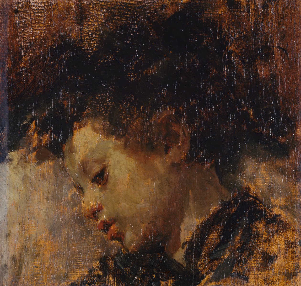 Kranker Junge von Antonio Mancini