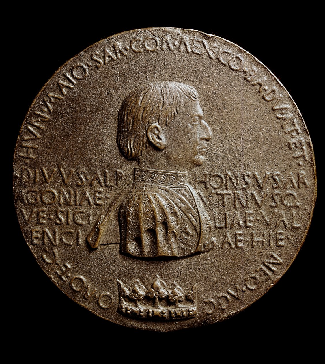 Medaille von Alfons V. von Aragon von Antonio Pisanello