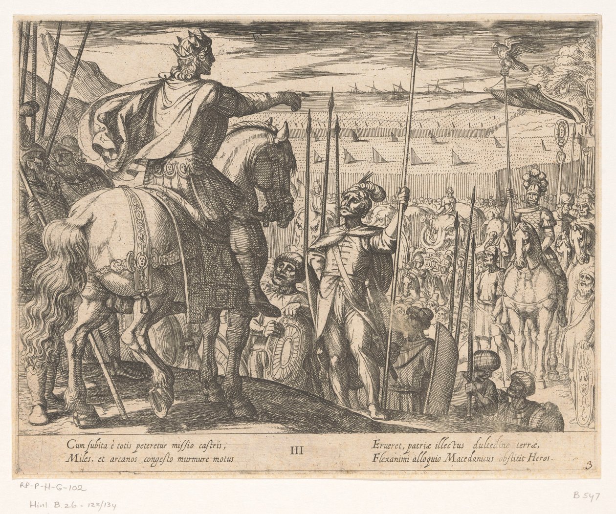 Alexander der Große instruiert die makedonischen Soldaten von Antonio Tempesta