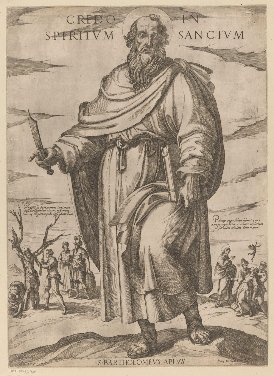 Der heilige Bartholomäus von Antonio Tempesta