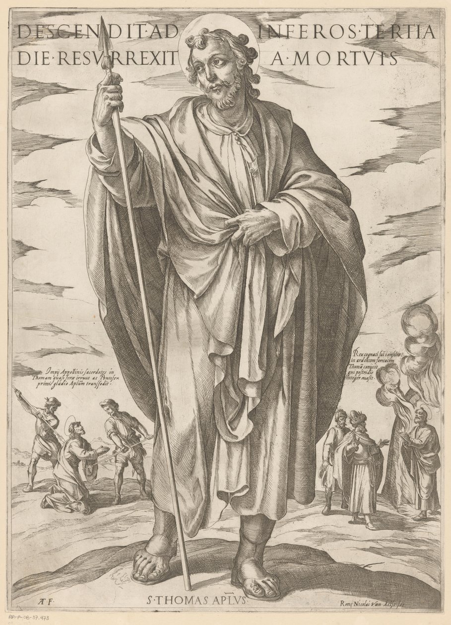 Der heilige Thomas von Antonio Tempesta