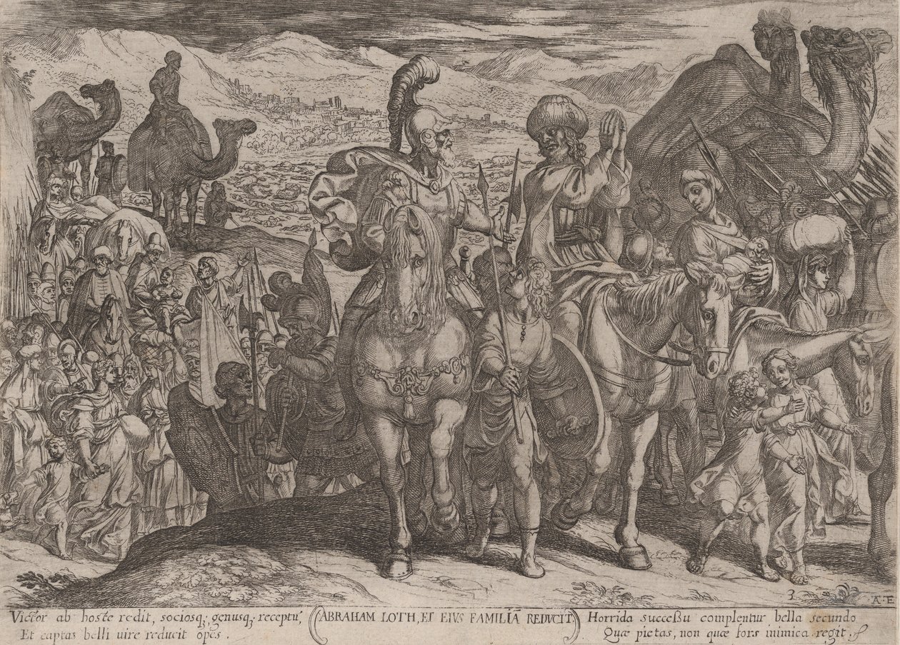 Tafel 3: Abraham bringt Lot und seine Familie in sein eigenes Land, aus 