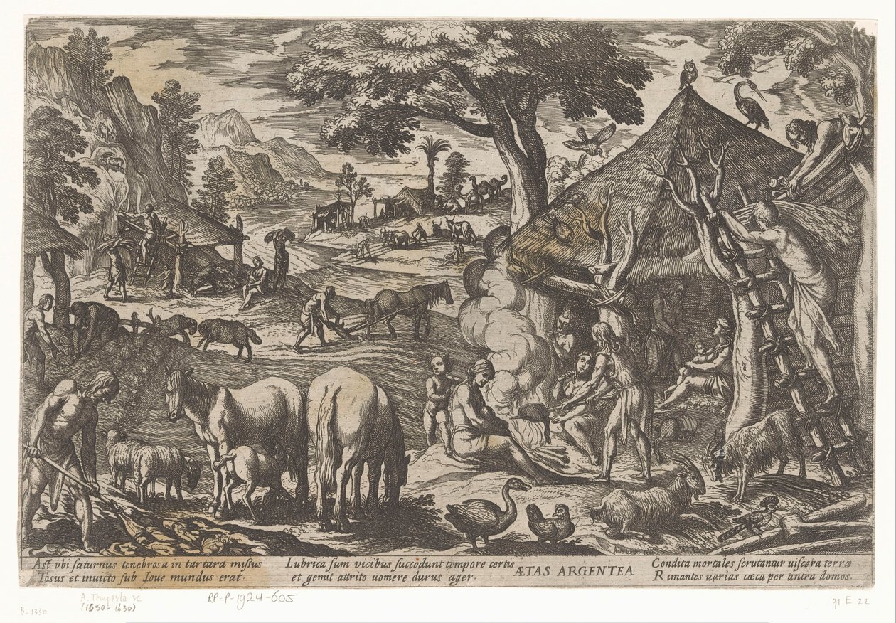 Silbernes Zeitalter Vier Zeitperken der Welt (Serie) von Antonio Tempesta