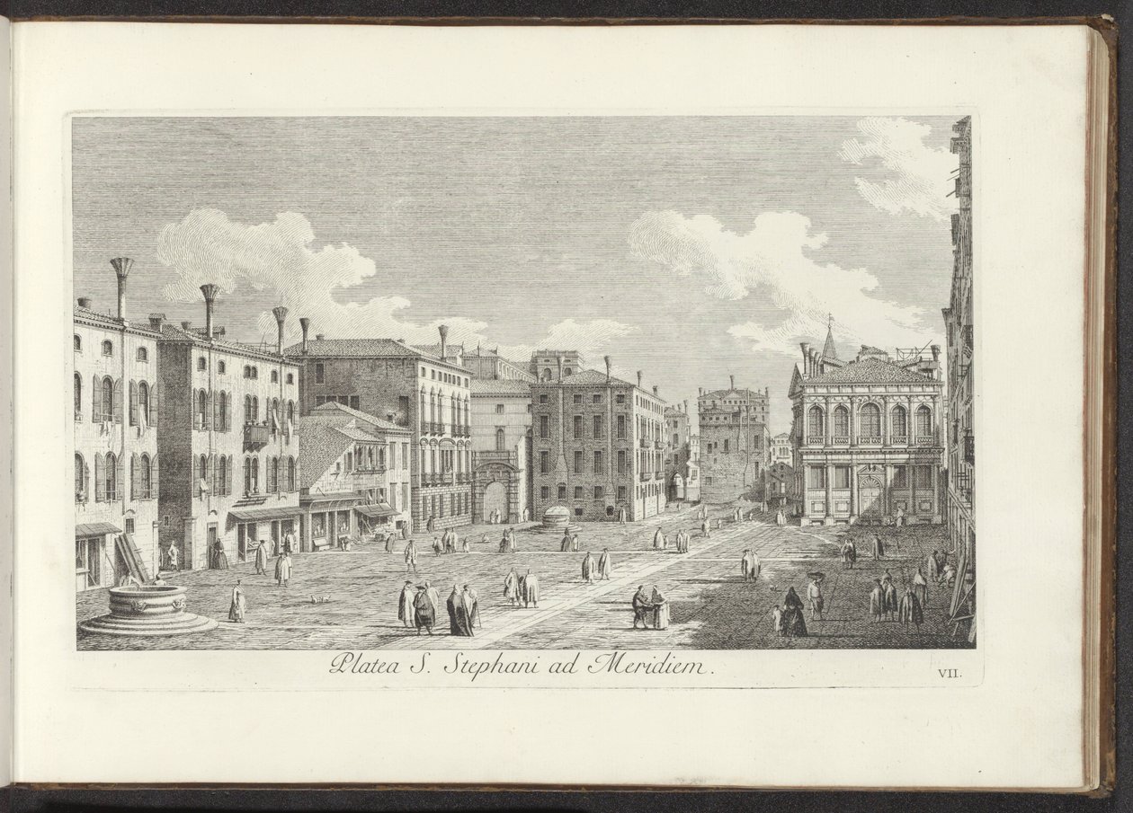Campo Santo Stefano, Venedig von Antonio Visentini