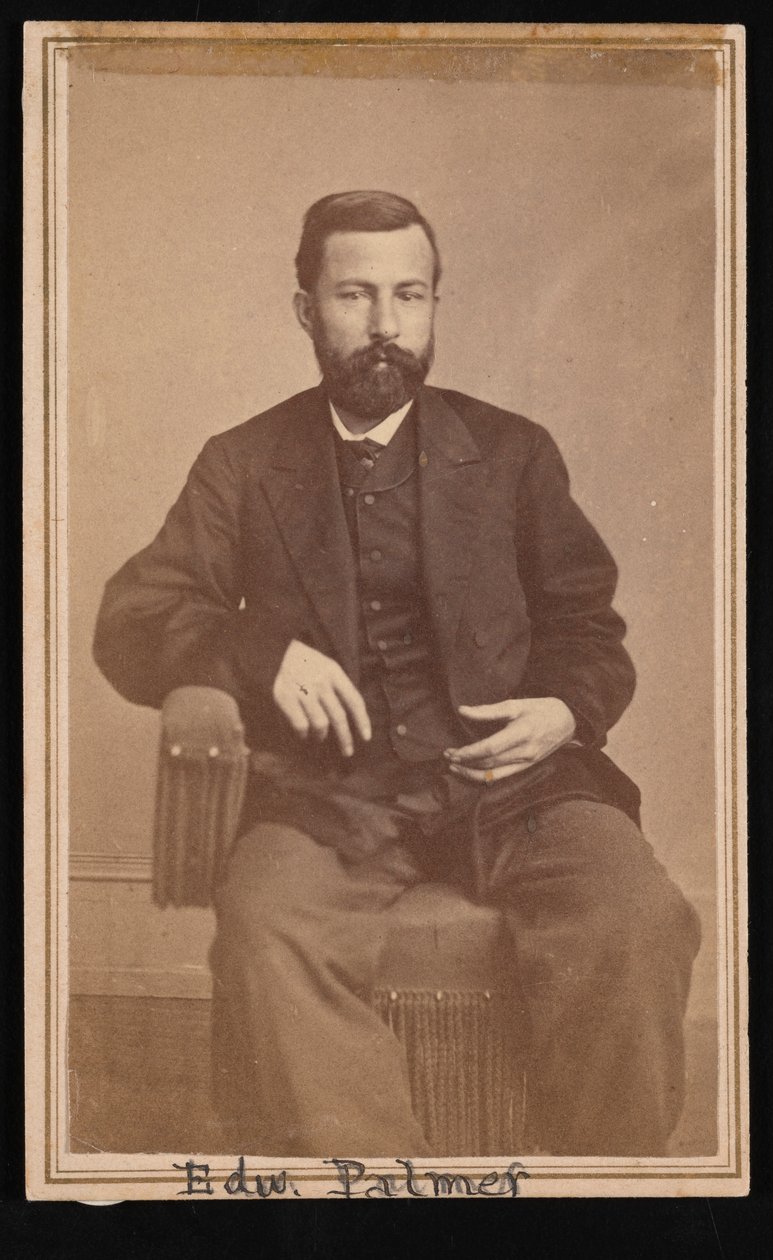 Porträt von Edward Palmer 1829-1911, 1868-1869 von Antonio Zeno Shindler