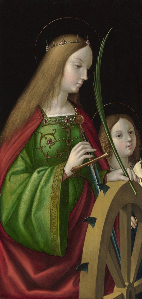 Die heilige Katharina von Alexandria von Antonio da Solario