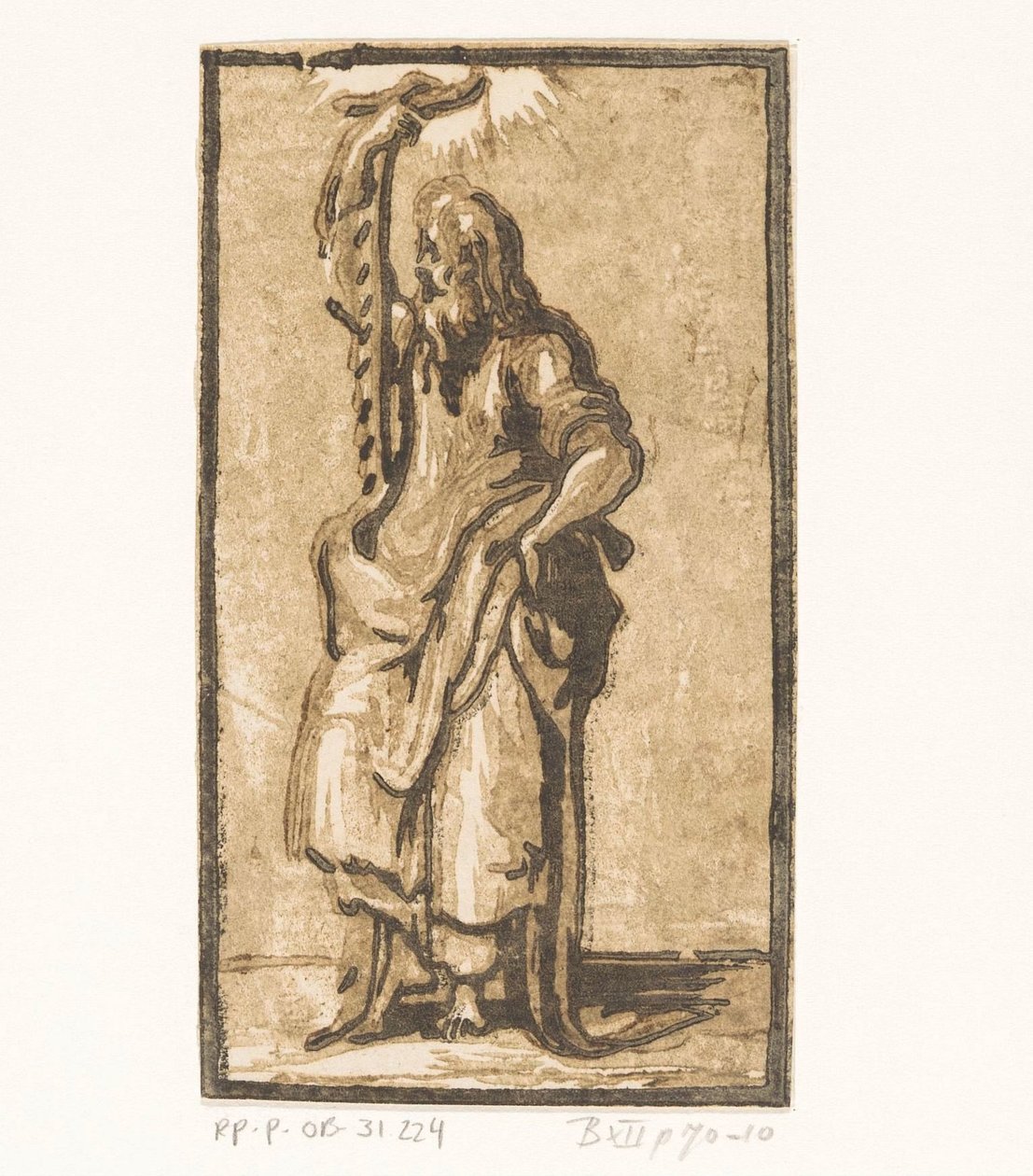 Heiliger Simon Christus und die zwölf Apostel (Serientitel) von Antonio da Trento (attributed to)