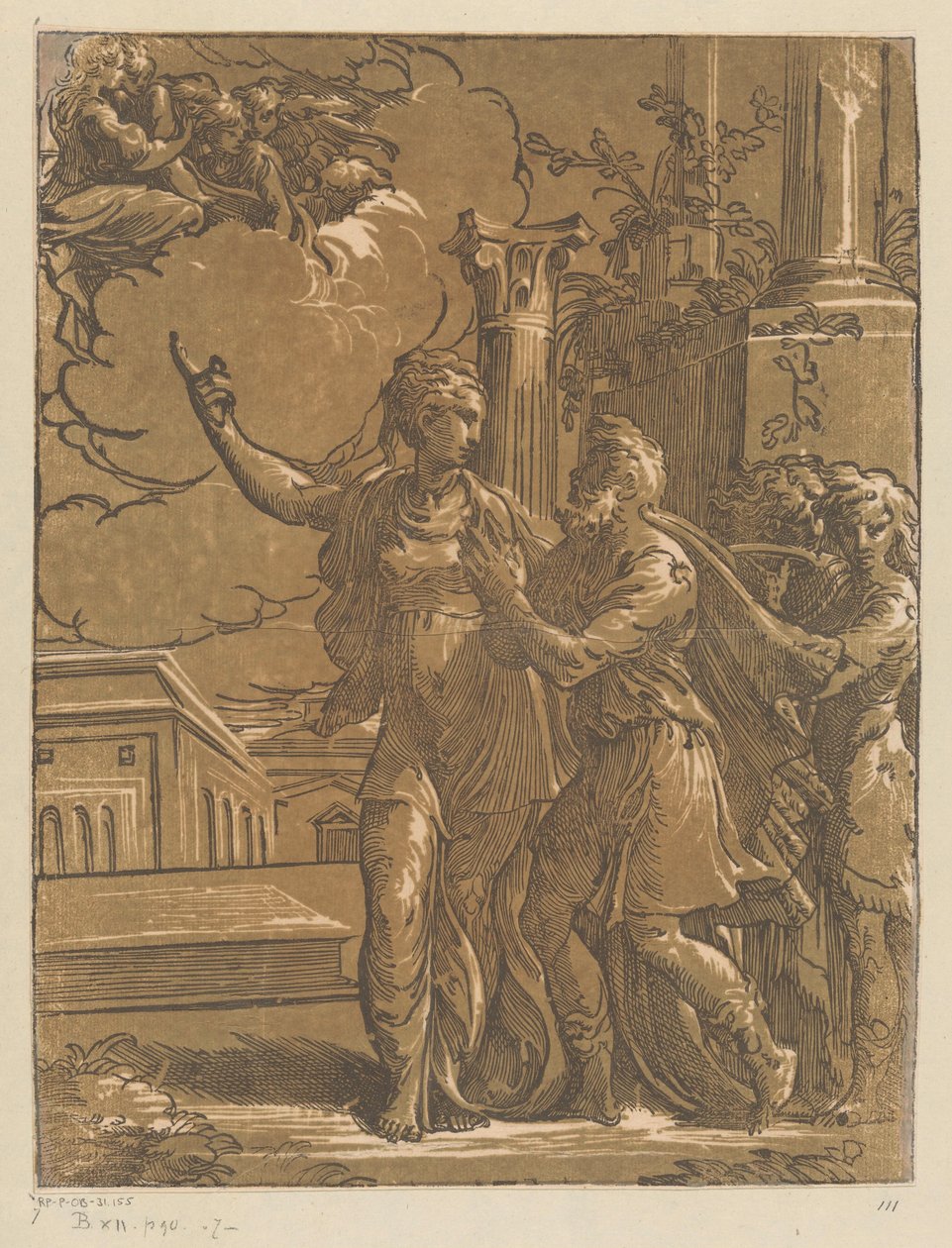Kaiser Augustus und die Tiburtinische Sibylle von Antonio da Trento