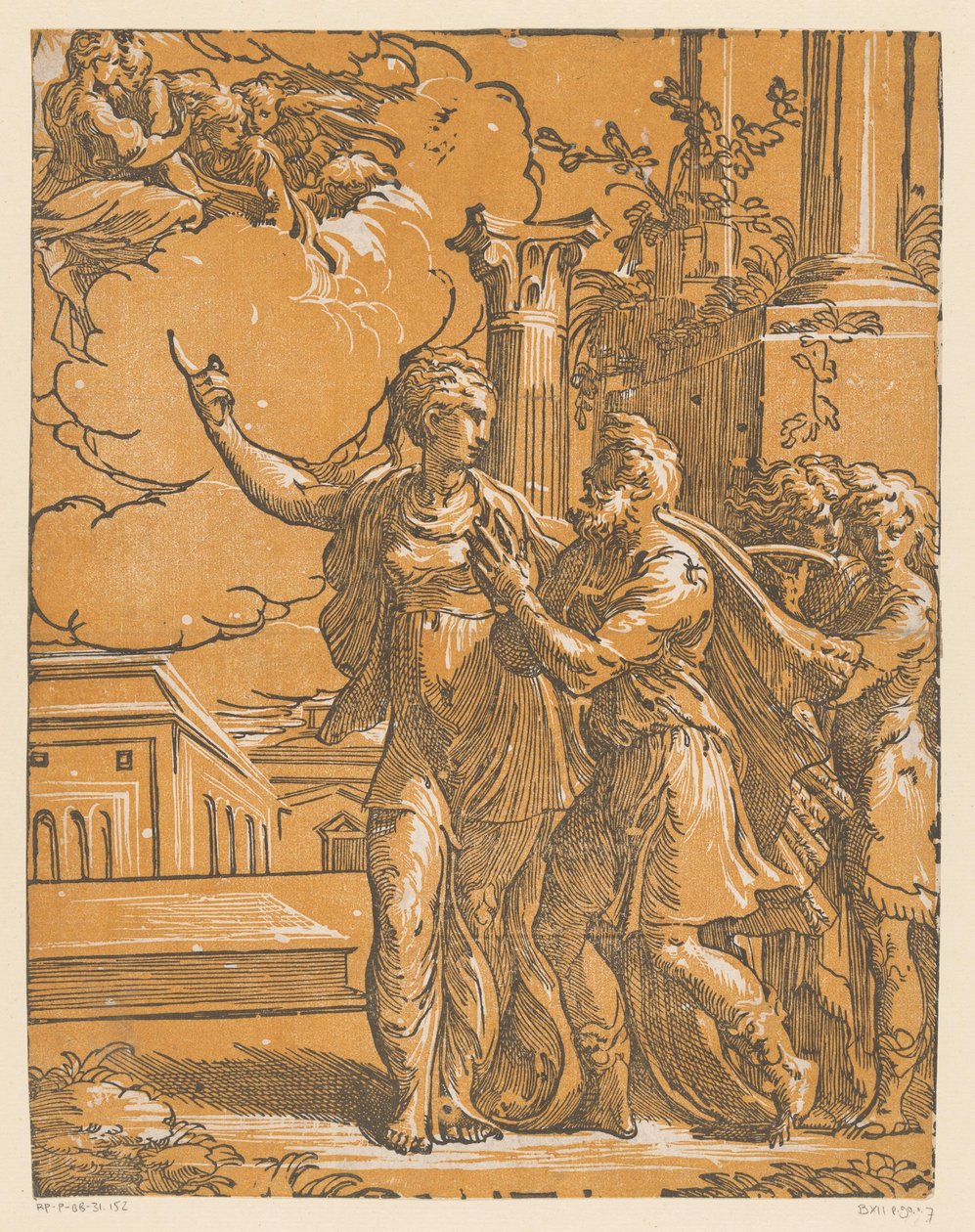 Kaiser Augustus und die Tiburtinische Sibylle von Antonio da Trento