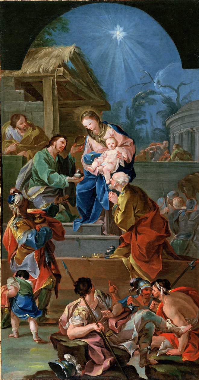 Anbetung der Könige, Mitte des 18. Jahrhunderts von Antonio the Elder Gonzalez Velazquez